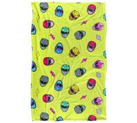 Power Rangers Helmet Pattern Coperta super morbida al tatto setoso - 91 x 147 cm