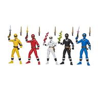 Power Rangers, Lightning Collection, Confezione da 5 Action Figure degli Alien Rangers di Aquitar, 15 cm
