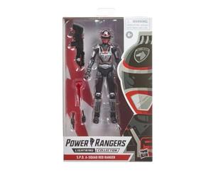 Power Rangers Lightning Collection S.P.D. A-Squad Red Ranger - Figura d'azione Premium da collezione, accessori ispirati alla serie