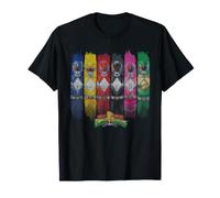 Power Rangers Line Up Maglietta