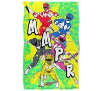 Power Rangers Mmpr Group Attack Coperta super morbida al tatto setoso - 91 x 147 cm