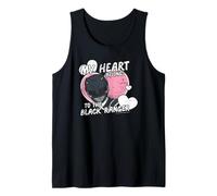 Power Rangers My Heart Belongs To The Black Ranger Vintage Canotta