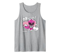Power Rangers My Hearth Belongs 2 The Pink Ranger Distressed Canotta