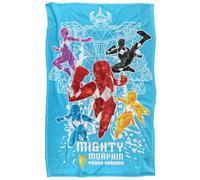 Power Rangers Polygon Blast Coperta super morbida al tatto setoso - 91 x 147 cm