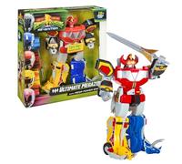 Power Rangers, PWG01 - Statuetta gigante snodata con accessori e funzioni elettroniche, 30 cm, modello Megazord, per bambini dai 4 anni