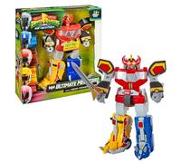 Power Rangers, PWG01 - Statuetta gigante snodata con accessori e funzioni elettroniche, 30 cm, modello Megazord, per bambini dai 4 anni