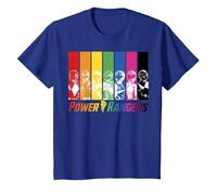 Power Rangers Rainbow Group Panels Maglietta, Bambini, Blu Reale, 2 Anni