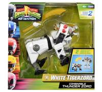 Power Rangers Re-Ignition Figura Combinabile Thunderzord - Tigerzord 20,3 | Power Rangers Re-Ignition - Action Figure combinabile Thunderzord da 20 cm, Tigerzord bianco