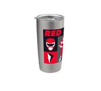 Power Rangers Red Bicchiere termico in acciaio inox doppia parete