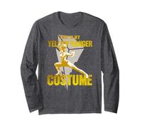 Power Rangers This Is My Yellow Ranger Costume Battle Pose Maglia a Manica