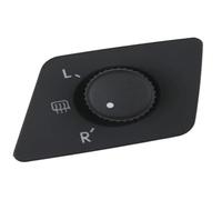Power Rearview Mirror Control Switch 6Q1959565D for VW for Polo 9N, Electric Rear View Mirror Control Button Switch Knob Replacement