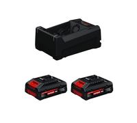 Bosch EXPERT 18V System Starter set: batteria a prestazioni elevate EXBA18V-40 in combinazione con caricabatteria rapido GAL 12V/18-80 (fino a 2.000 W di potenza massima)