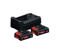 Bosch EXPERT 18V System Starter set: batteria a prestazioni elevate EXBA18V-40 in combinazione con caricabatteria rapido GAL 12V/18-80 (fino a 2.000 W di potenza massima)