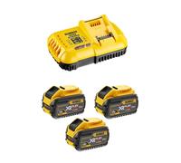 Power Set DeWALT FlexVolt DCB118X3 (3 x 54V/18V 9,0 Ah + DCB118)