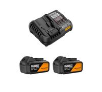 Power Set DeWALT McLaren (2 x 18V 4,0 Ah + DCB1104)