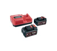 FLEX KIT BATTERIA PKIT 55R - 1 CARICATORE RAPIDO 12/18V + 2 BATTERIE 18/5.0 (PESO 3.10KG PER VARI ARTICOLI FLEX) 532739