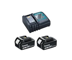 Power Set MAKITA (2 x 18V 3,0 Ah + DC18RC)