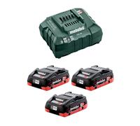 Power Set METABO (3 x 18V 4,0 Ah LiHD + ASC55)