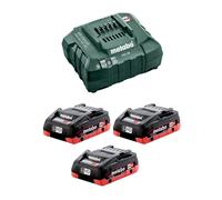 Power Set METABO (3 x 18V 4,0 Ah LiHD + ASC55)