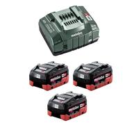Metabo Basic Set di 3 x lihd 5.5 Ah, 685074000