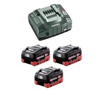 Power Set METABO (3 x 18V 5,5 Ah LiHD + ASC 145)