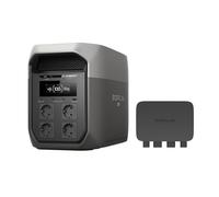 Power station portatile EF ECOFLOW DELTA 3 Max, batteria LiFePO₄ da 2048 Wh, uscita X-Boost da 2400 W, ricarica ultrarapida 0-80% in 51 min, generatore solare per backup domestico, camper ed esterni