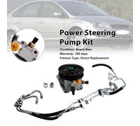 Power Steering Pump + High Pressure Pipe 4M513A696AC Per Ford Focus 2004-2011