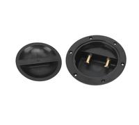 Power Supply Base with Rotating Lid, Boat Power Junction Box, Waterproof Sealed Electricity Connection Box for Fishing Boat, 32V Safety Voltage with 2Pcs M8 Terminals, Embedded Ins