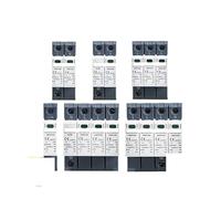 Power Surge Protective Device SPD Arrester 1/2/3/4 Pole Surge Voltage Protection 275V 385V 400V 440V 40KA CZAOINCU(AC275V,2P)