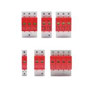 Power Surge Protective Device SPD Arrester Low Voltage House 1/2/3/4 Pole Surge Voltage Protection DC 500V 800V 1000V 40KA 60KA IINKUEYK(3P,DC500V 20-40KA)