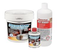 KIT POWER TANK BIANCO SUPER GRANDE TRATTAMENTO RIPARA SERBATOIO CON RUGGINE MOTO