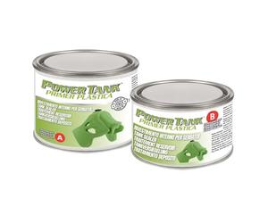 Power Tank Primer Trattamento Serbatoio Moto Auto In Plastica 50 / 55 Litri Kit Grande Big 720 gr Ripara Rigenera Protegge Per Interno Serbatoi Resina ABS Vetroresina Fibra Carbonio Trasudato Crepe