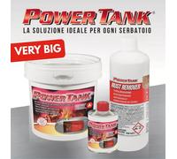 POWER TANK TRATTAMENTO BONIFICA SERBATOIO KIT MOLTO GRANDE ORIGINALE LUX METAL