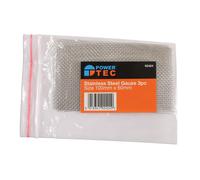 Power-TEC Acciaio Inox Rete Gauze 3pc 92424