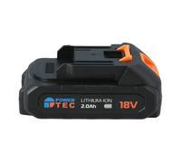 Power-TEC Batteria Li-Ion 18V Per 92663 Pistola Colla Senza Fili 2Ah 62384