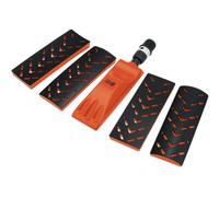 Power-Tec Blocco Di Levigatura Con Estrazione Della Polvere 70 X 198Mm 5Pc 92709