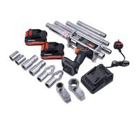 Power-TEC Kit Allineamento Push Pull Senza Fili 5 Tonnellate 2 x 21V 92742