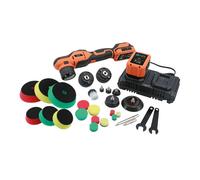 Power-TEC Kit Lucidatrice Cordless Multi-Testa 12V Brushless 2 x 12V 92750
