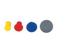 Power-Tec Pannelli Adesivi Ad Alta Grip, Rotondi 20pz 92638