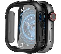 Power Theory Progettato per Apple Watch Case 40 mm con protezione dello schermo, facile da installare, protezione completa del corpo, custodia rigida con vetro temperato per iWatch serie SE, 6, 5, 4