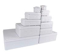 power tool - Scatola di derivazione elettrica, IP55, resistente alle intemperie, scatola porta strumenti di progetto, foro di apertura (1 pz - 50 x 50 mm)