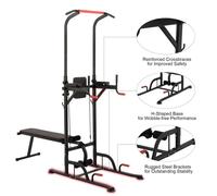 Power towe con panca e dip station