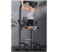 Power Tower Altezza Regolabile Pull Up & Dip Station Multi-Function Home Gym Torre per Esercizi Dip Stand Attrezzatura Professionale per L'allenamento della Forza, Supporto Fino A 4