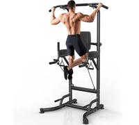 Power Tower Dip Station Pull Up Bar Power Tower multifunzione Push Up Allenamento Esercizio addominale per allenamento di forza in palestra a casa