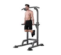 Power Tower Pull Up Bar Dip Bar Regolabile Stazione di Allenamento for lo Sviluppo Muscolare for Palestra Domestica Attrezzatura for l'Allenamento della Forza Capacità di Peso 1300 libbre