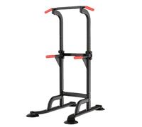 Power Tower Workout Dip Station, Multifunzione Sbarra Trazioni per Dips, Chin Up, Ideale Come Mentoniera, Addominali,Allenatori per Schiena e Tricipiti,Flessioni,Rosso