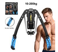 Power Twister, Attrezzo Idraulico Regolabile 10-200kg, Esercizio per Petto, Braccia e Avambracci, Espansore per Braccia, Bicipiti, Addominali, Allenamento della Forza Muscolare
