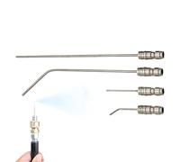 Power Washer Nozzle Kit - Stainless Steel Accent, Stain Removal Tool with Classic Look, Resin Layer with Build, Extension Styling Compact Feature, Cleaning Supplies for Washing Machine, Air Co