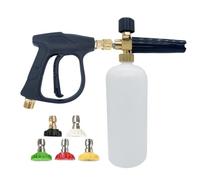 Power Washer Wand - Heavy Duty Cordless Powerful | Heavy Duty Portable Pressure Washer for Home Garage Driveway | High Pressure Cleaner with 5 Nozzles | Patio Deck Garden Outdoor Cleaning