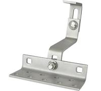 Power Werk 100 ganci da tetto regolabili in 3 posizioni, in acciaio inox A2, fotovoltaico, montaggio solare, montaggio solare, supporto per tetto, pannello solare, set di fissaggio per tetto